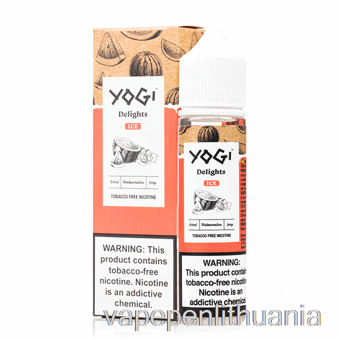 Arbūzų Ledas - Jogo Malonumai - 60ml 3mg Vape Skysčio